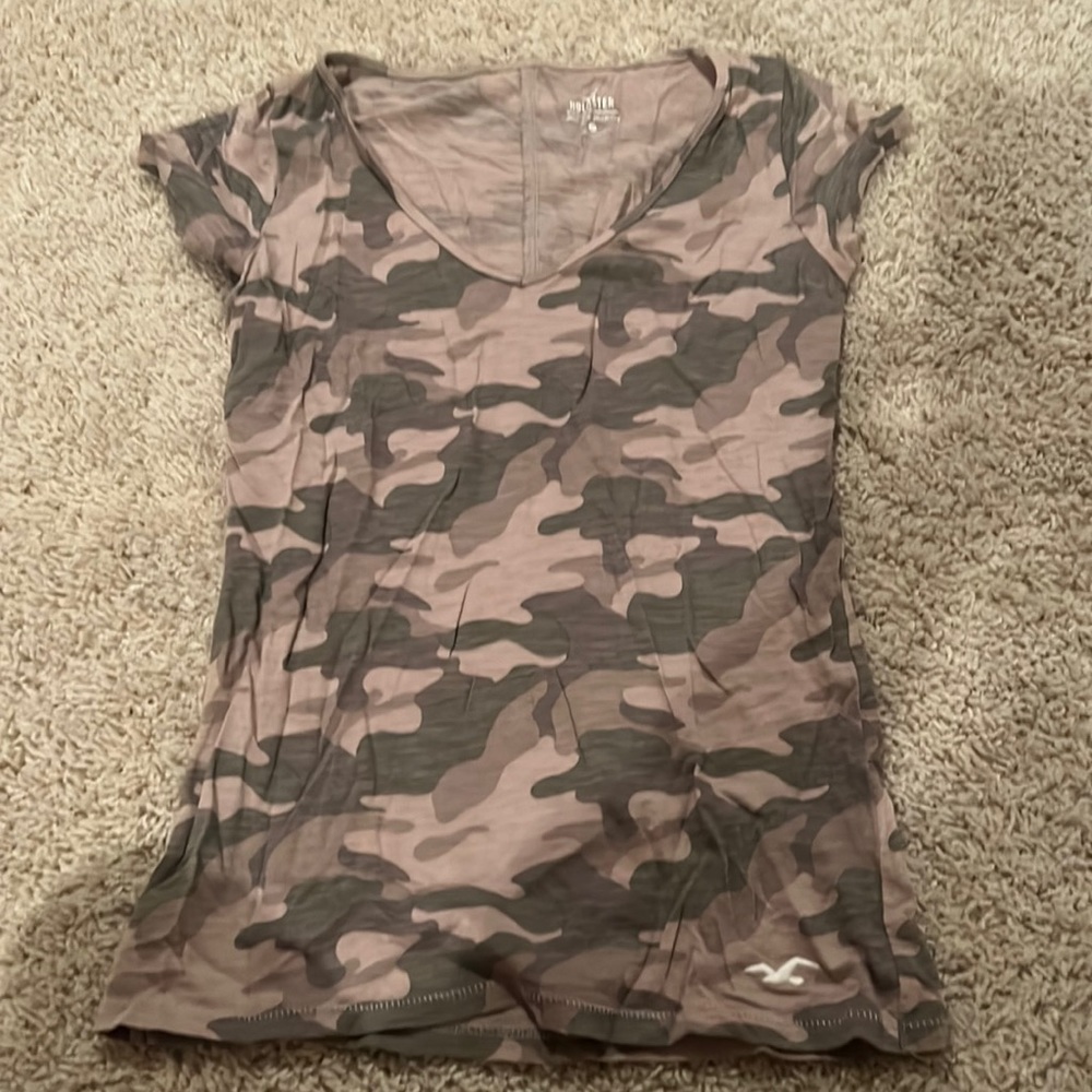 Hollister camouflage, short sleeve T-shirt